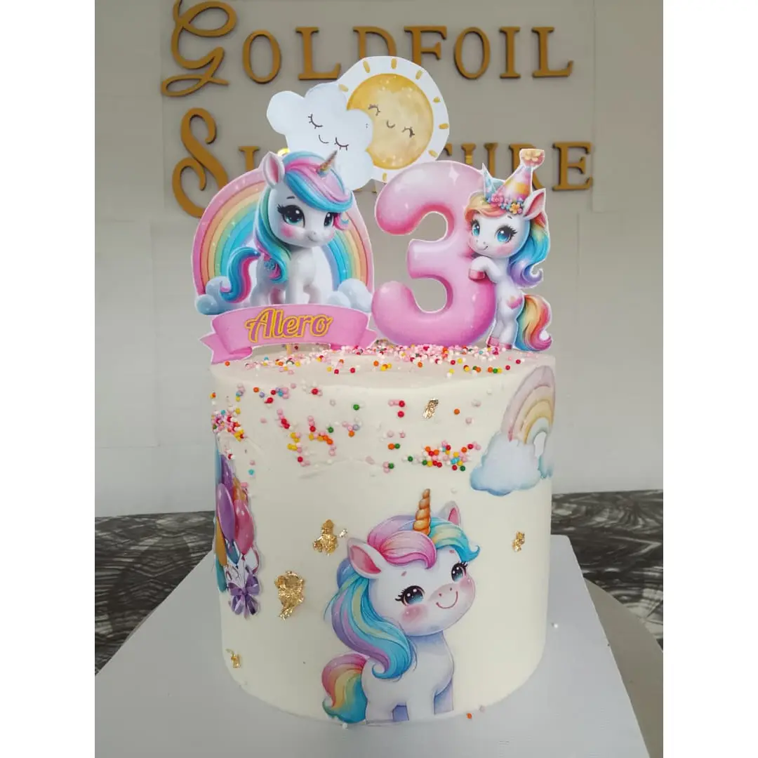 cartoon character cake
