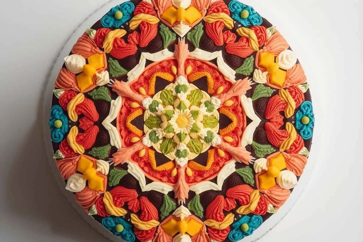 Geometric Patterned cake
