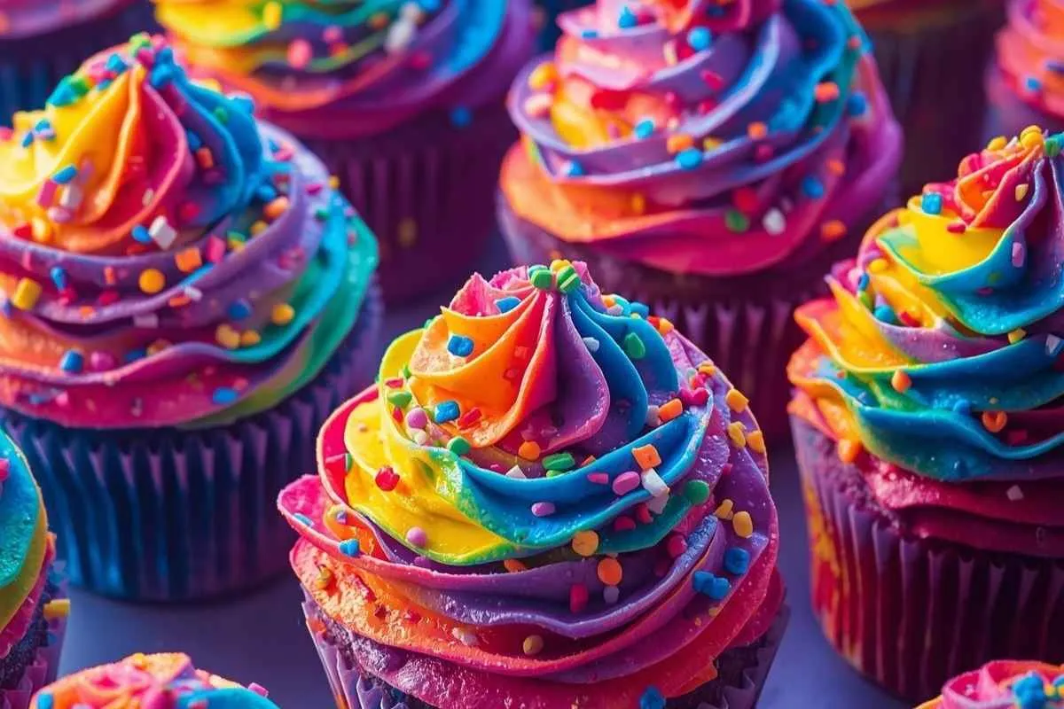 Geometric Patterns cupcake