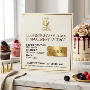 Cake Training Beginner Class